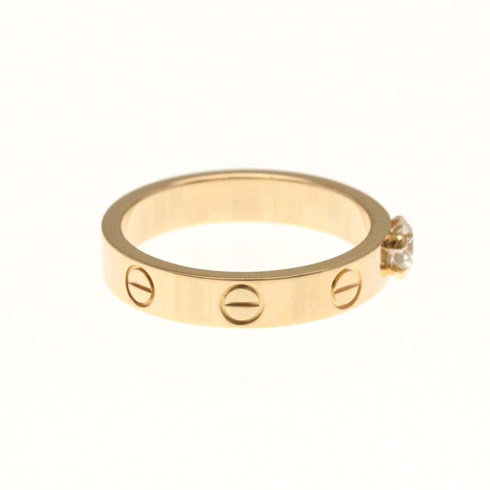 CARTIER Authentic 18k Gold Diamond Love Ring - Picture 4 of 10